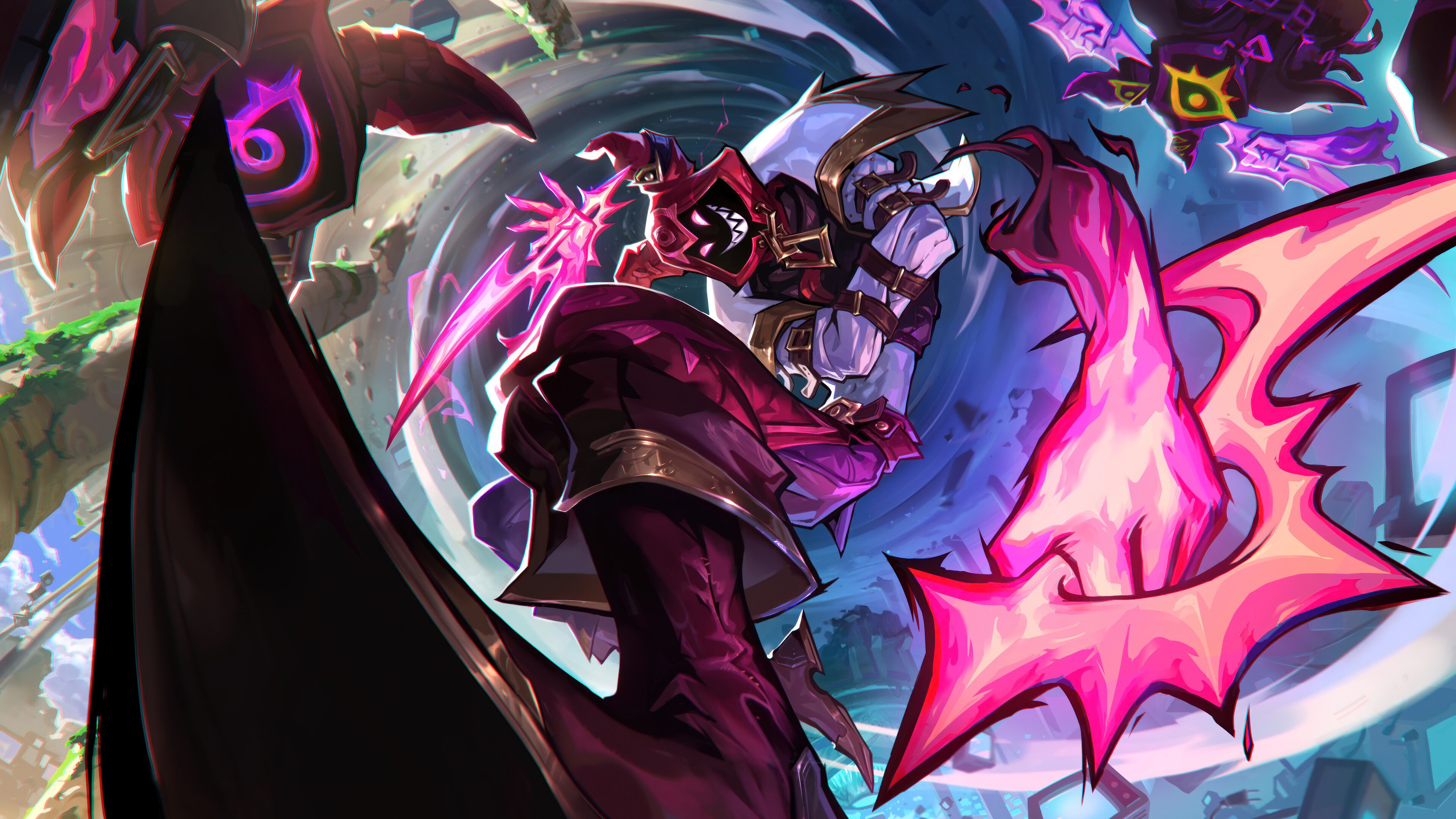 Soul Fighter Shaco Skin League Of Legends K Wallpaper Elevate Your