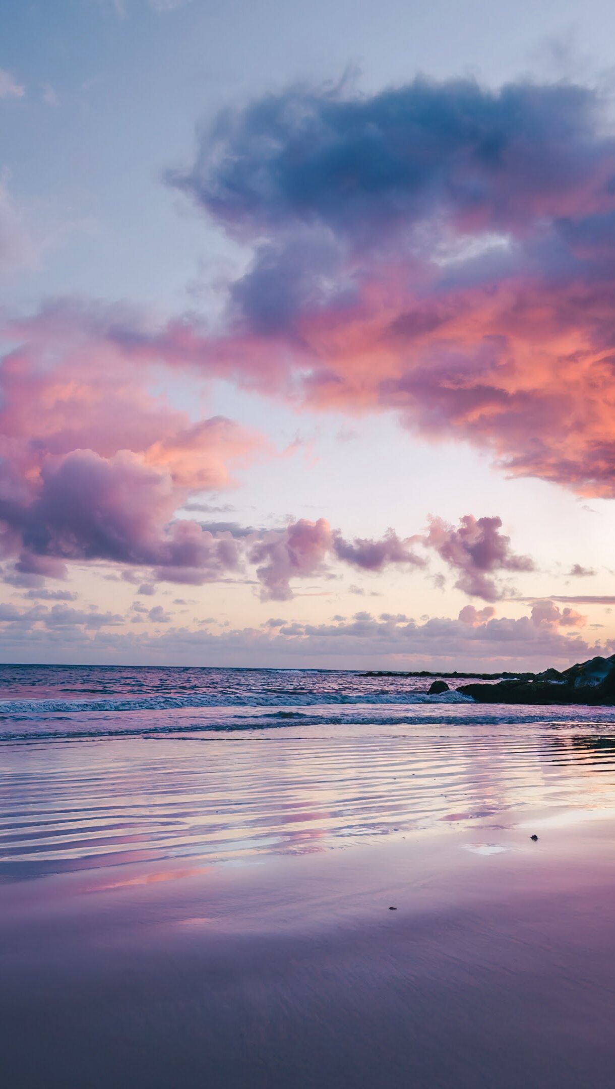 4K Desktop Wallpaper - stunning beach sunset scene