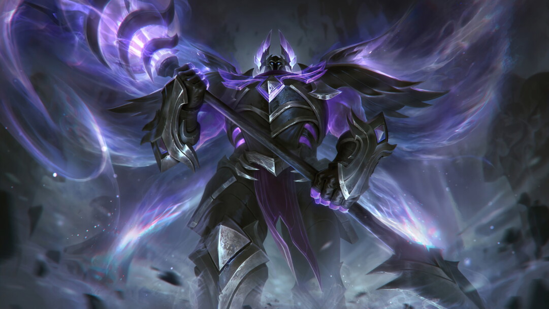 Ashen Graveknight Mordekaiser is an epic skin in League of Legends. This 4K wallpaper features the champion in his ashen armor, ready to face his foes on the battlefield.