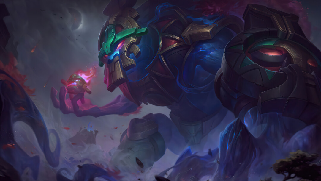 A high-quality 4K wallpaper featuring the Worldbreaker Maokai skin from League of Legends.