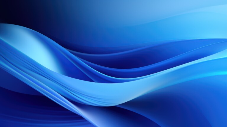 A captivating 4K wallpaper created by AI, featuring abstract blue layers that form a dynamic and modern composition, showcasing vibrant colors and innovative digital design, perfect for enhancing your desktop background.