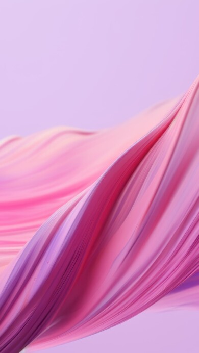 An artistic 4K wallpaper created by AI, showcasing abstract pink brushstrokes that form a captivating and contemporary design, adding a burst of vibrant colors to your screen.