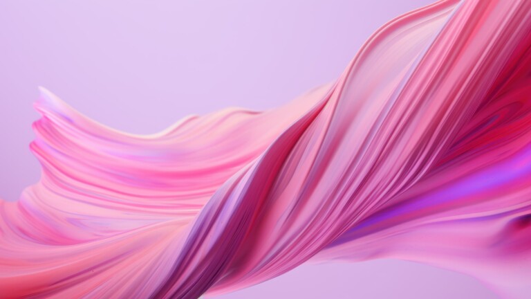 An artistic 4K wallpaper created by AI, showcasing abstract pink brushstrokes that form a captivating and contemporary design, adding a burst of vibrant colors to your screen.