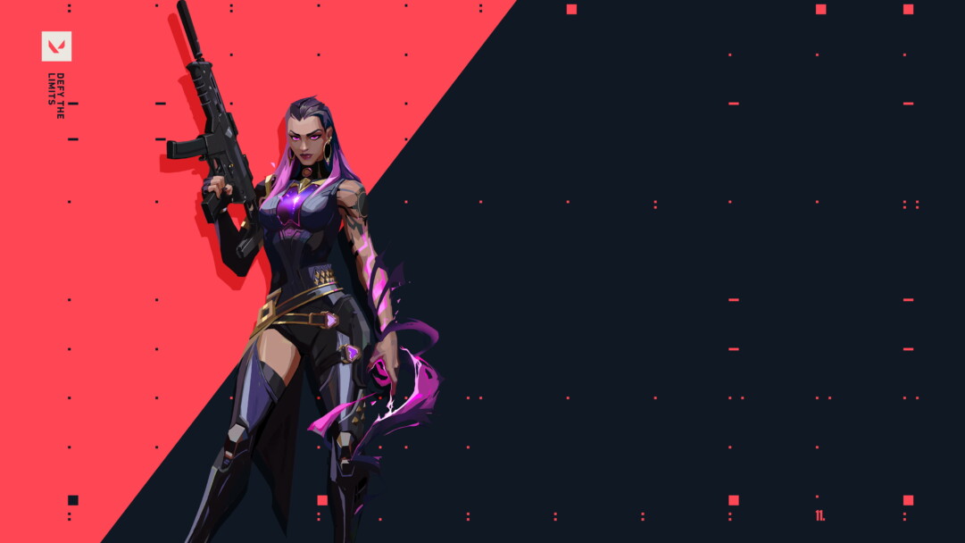 A high-quality 4K wallpaper featuring Agent Reyna from the popular tactical shooter game Valorant. Reyna, a powerful duelist, is ready to showcase her abilities in this dynamic wallpaper.