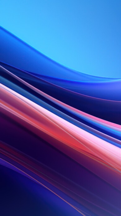 A mesmerizing 4K wallpaper created by AI, featuring soothing blue abstract gradient layers that seamlessly merge, showcasing vibrant colors and modern digital art, perfect for enhancing your desktop background.