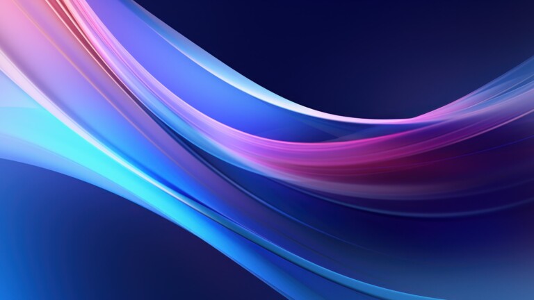 A mesmerizing 4K wallpaper created by AI, featuring soothing blue abstract gradient layers that seamlessly merge, showcasing vibrant colors and modern digital art, perfect for enhancing your desktop background.