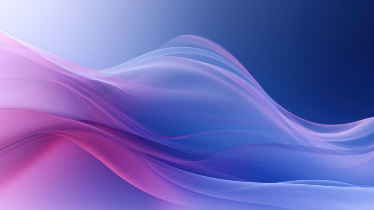 A mesmerizing 4K wallpaper created by AI, featuring soothing blue abstract gradient layers that seamlessly merge, showcasing vibrant colors and modern digital art, perfect for enhancing your desktop background.