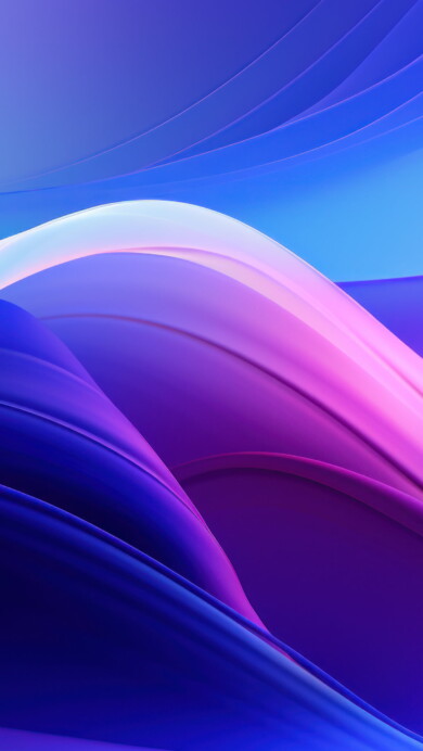 A mesmerizing 4K wallpaper generated by AI, featuring a beautiful blend of blue and pink abstract gradient layers, creating a vibrant and modern digital art piece that's perfect for enhancing your desktop background.