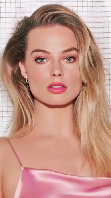 An enchanting 4K wallpaper featuring Margot Robbie, a talented actress and Hollywood celebrity, capturing her beauty and charm, perfect for fans and admirers of her work and iconic roles.