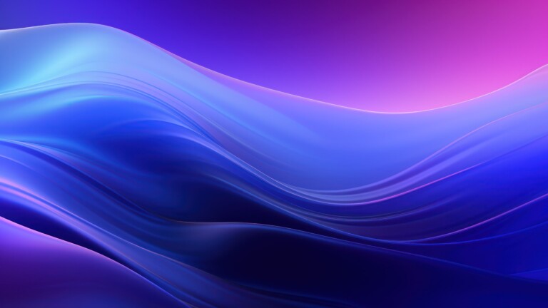 A captivating 4K wallpaper created by AI, presenting purple abstract gradient layers that blend harmoniously, showcasing vibrant colors and modern digital art, ideal for elevating your desktop background.