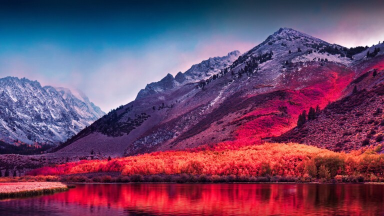 Immerse yourself in the majestic beauty of the Sierra Nevada Mountains in California with this stunning 4K wallpaper. The rugged mountain range and scenic wilderness create a captivating landscape perfect for travelers and those seeking a desktop background that captures the natural wonder and alpine beauty of North America.