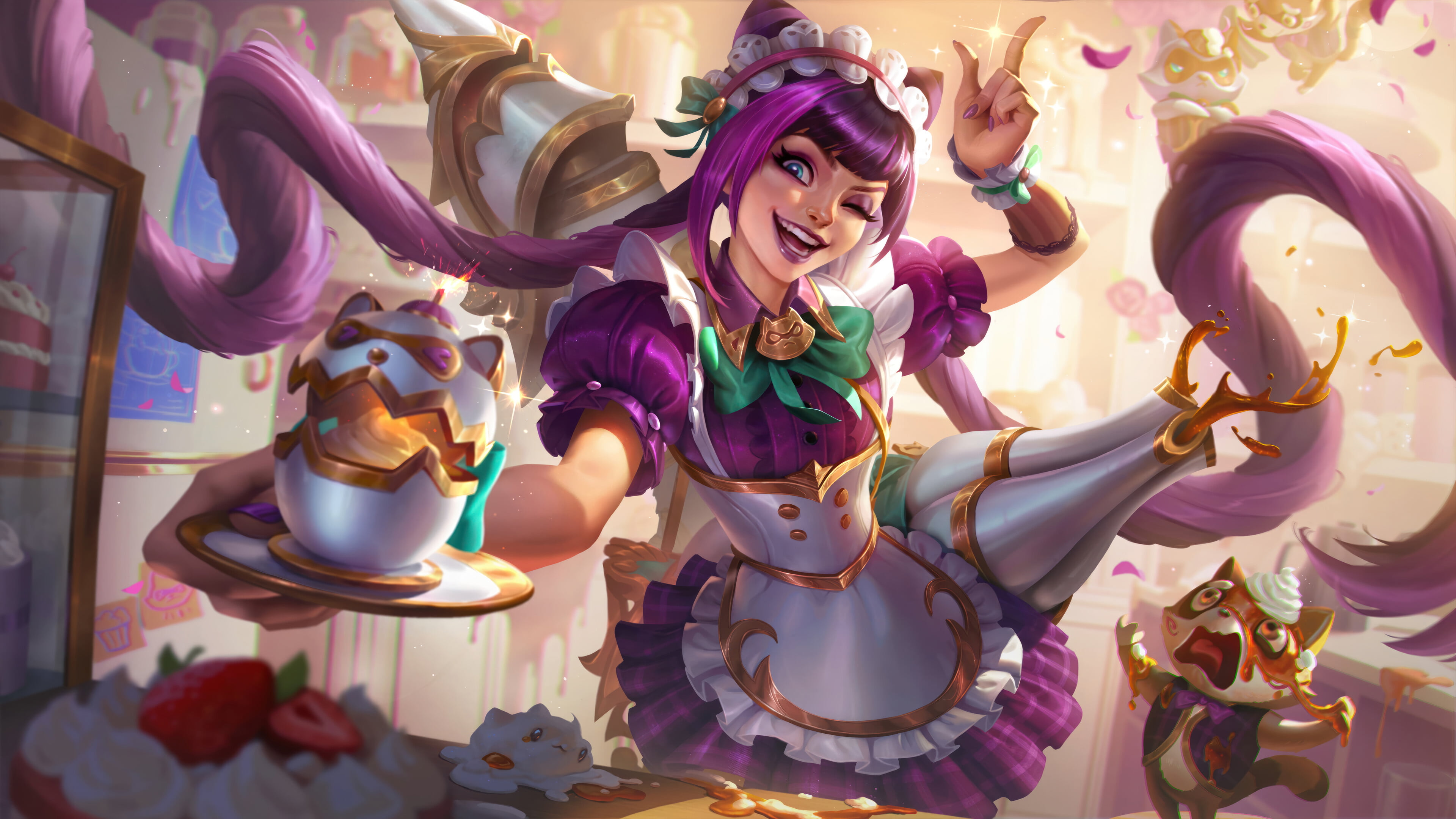 Cafe Cuties Jinx Skin League Of Legends 4K Wallpaper - Download Free