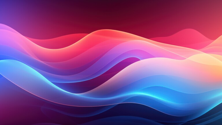 A visually captivating 4K wallpaper created by AI, featuring a dynamic and vibrant abstract background with moving waves. Ideal for decorating your desktop or mobile screen with a burst of creative design and color.