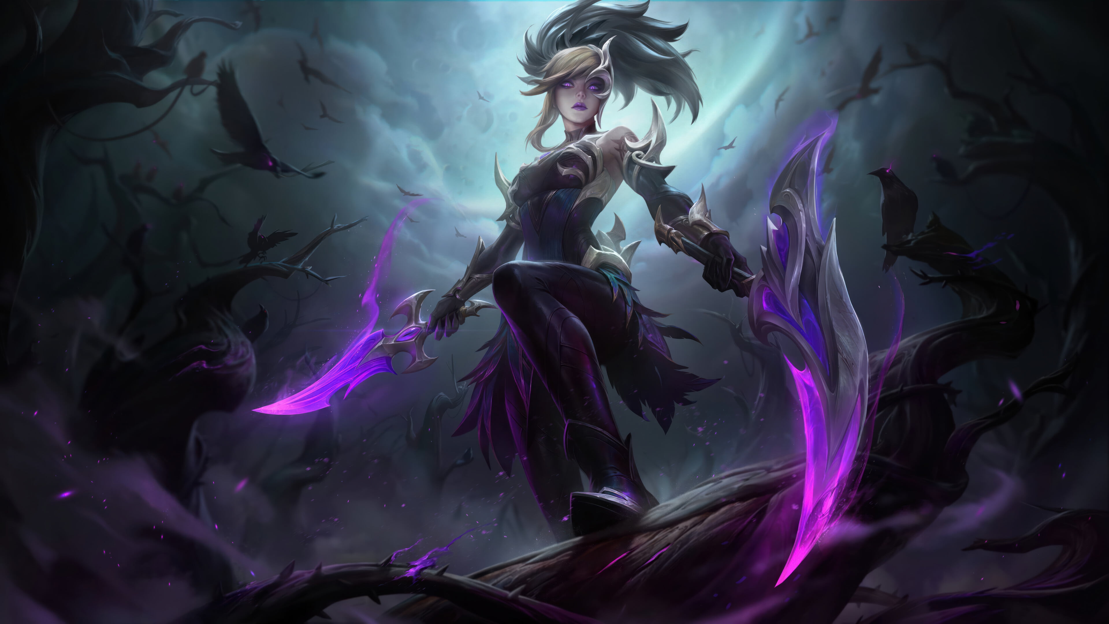 Coven Akali Skin League Of Legends 4K Wallpaper - Pixground - Download