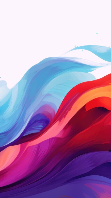 A stunning 4K wallpaper showcasing an AI-generated abstract wave splash illustration. This digital art piece features vibrant colors and modern design, perfect for use as a desktop or mobile background, offering a creative and visually captivating aesthetic.