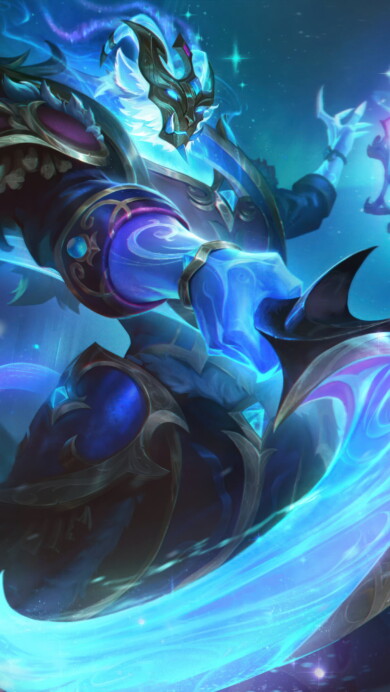 A captivating 4K wallpaper showcasing the Thresh Winterblessed Skin in League of Legends. Explore the chilling beauty of this high-resolution image, perfect for gaming enthusiasts eager to enhance their desktop or mobile display with the icy and formidable essence of Thresh's Winterblessed Skin in the world of League of Legends.