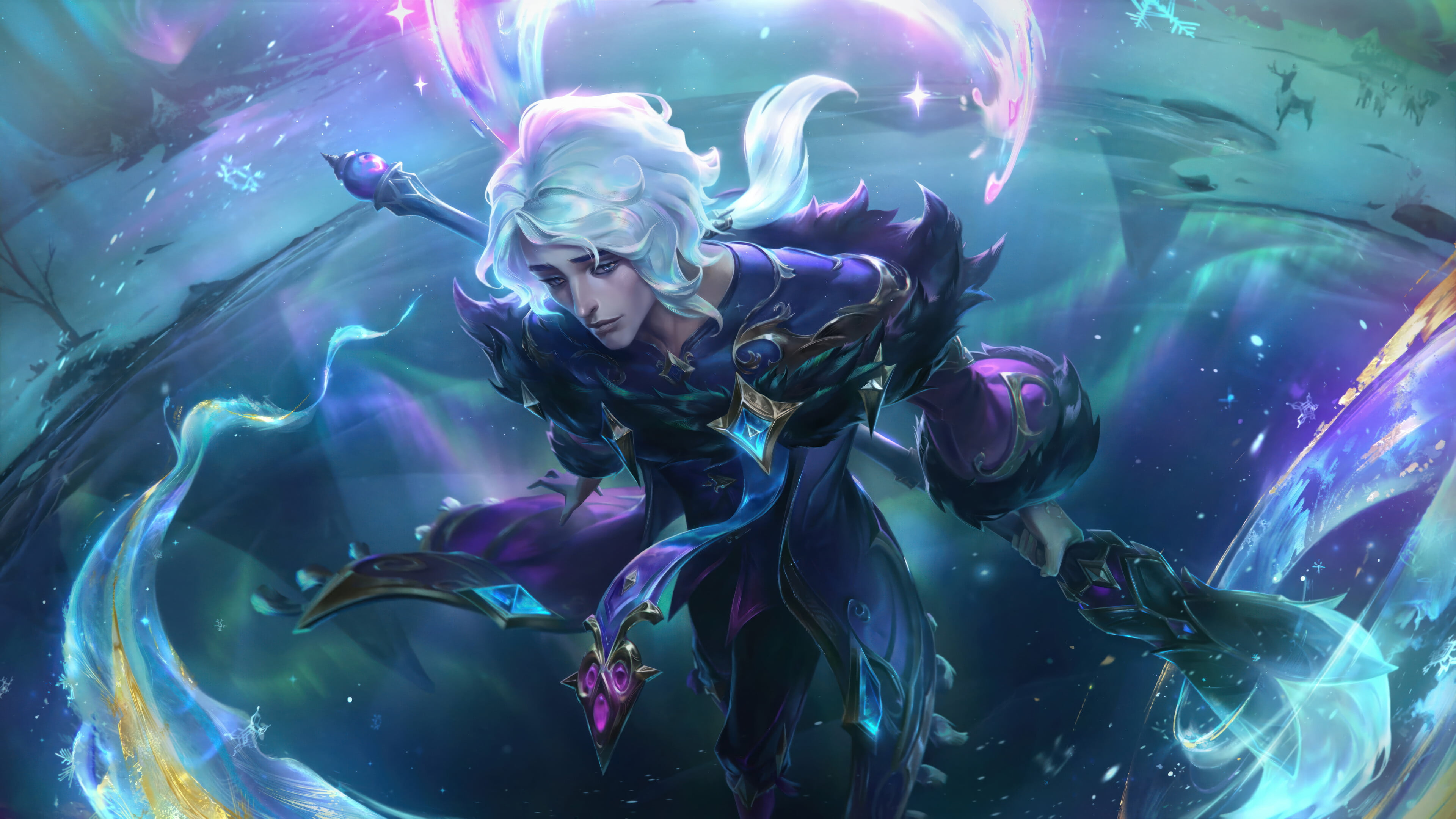 Winterblessed Hwei Skin League Of Legends 4K Wallpaper - Pixground