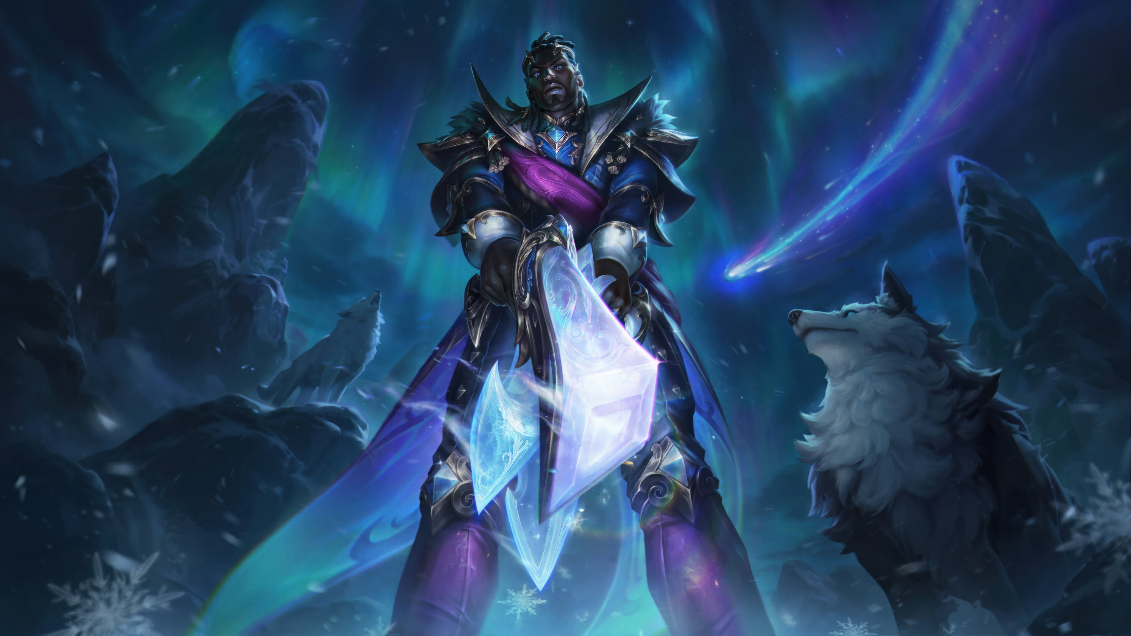 Winterblessed Lucian Skin League Of Legends 4K Wallpaper   Download