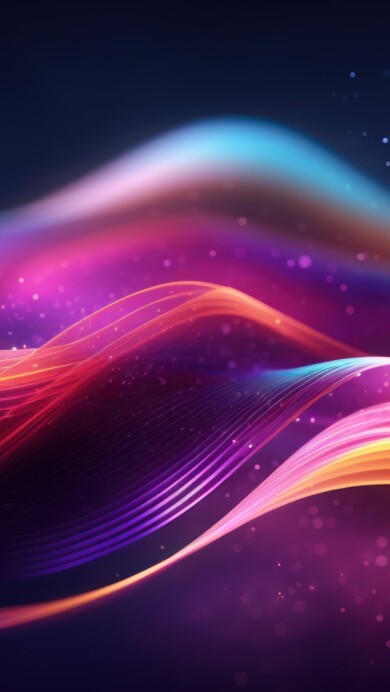 Dive into a visually striking composition with this AI-generated 4K wallpaper featuring an abstract and glowing neon background. Perfect for high-resolution displays, it offers a dynamic and captivating digital art piece.