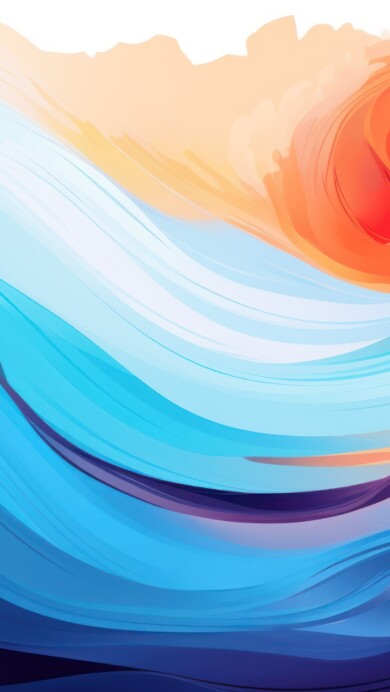 Immerse yourself in an artistic display with this AI-generated 4K wallpaper featuring vibrant and colorful wave layers. Perfect for high-resolution displays, it offers a visually captivating and dynamic digital art composition.