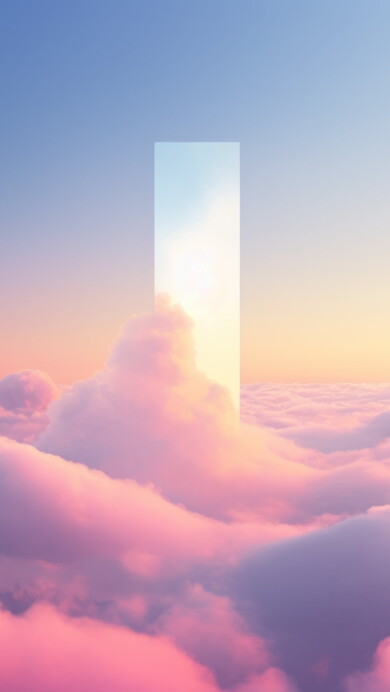 A mesmerizing 4K wallpaper featuring a levitating cube against a backdrop of fluffy clouds. This AI-generated artwork captures the essence of a dreamscape, transporting you to a world where physics bend at will. Ideal for setting as your desktop or mobile wallpaper.