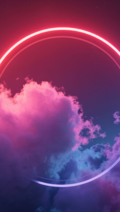 Dive into a captivating visual experience with this AI-generated 4K wallpaper featuring abstract clouds illuminated by neon light. Perfect for high-resolution displays, it offers a dynamic and vibrant digital art composition, creating a unique and atmospheric ambiance for your screen.