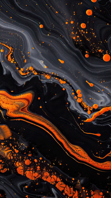 A sophisticated 4K wallpaper featuring an elegantly crafted dark marbled texture, seamlessly generated by artificial intelligence. The intricate patterns and deep hues create a luxurious visual experience, making it a stylish choice for your desktop or mobile background.