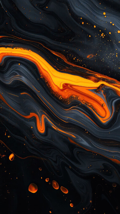 A mesmerizing 4K wallpaper featuring an abstract, AI-generated depiction of lava melt. The vibrant colors and fluid patterns create a fiery and captivating visual experience, making it an ideal choice for adding an artistic touch to your desktop or mobile background.