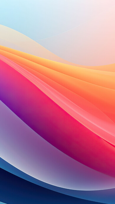 A mesmerizing 4K wallpaper showcasing a vibrant wave of rainbow hues flowing gracefully across the screen. This captivating digital artwork features a spectrum of colors blending seamlessly, creating a visually stunning display suitable for desktop or mobile backgrounds.