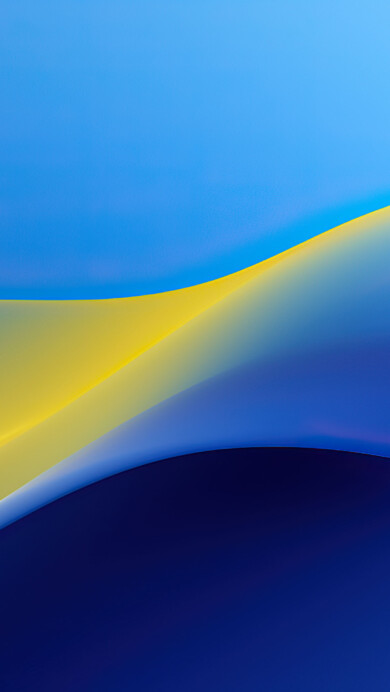 An exquisite 4K wallpaper featuring captivating blue and yellow gradient swirls swirling gracefully across the screen. The mesmerizing interplay of colors creates a visually stunning display, perfect for adding a touch of elegance to your desktop or mobile device.