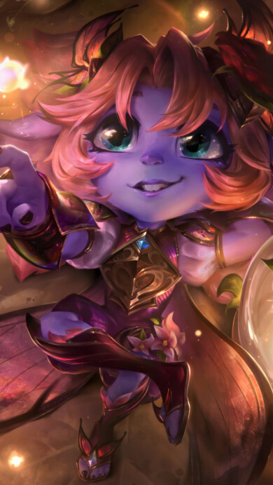 A stunning 4K wallpaper featuring the Faerie Court Tristana skin from League of Legends. Tristana, the Yordle Gunner, is depicted in her enchanting faerie-themed attire, surrounded by a vibrant and magical forest, highlighting her whimsical and adventurous spirit in the fantastical world of League of Legends.