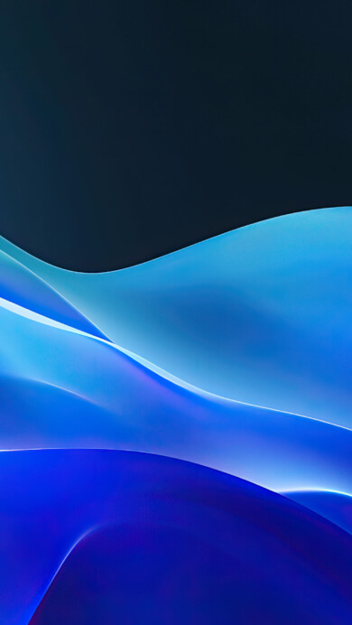 A stunning 4K wallpaper featuring a smooth blue gradient wave. The gentle curves and gradients create a calming and elegant visual, perfect for adding a touch of serenity to your desktop or mobile background.