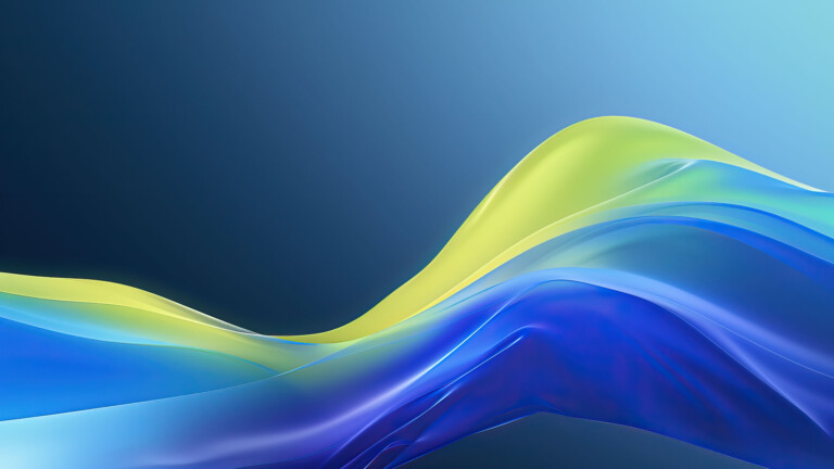 stunning 4K wallpaper featuring a vibrant wave pattern in a spectrum of colors. This abstract design showcases dynamic, flowing lines creating an eye-catching and modern aesthetic, perfect for enhancing your desktop or mobile background.