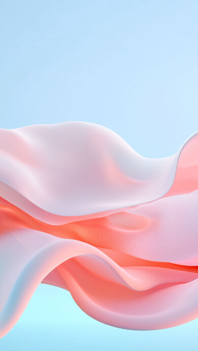 A stunning 4K wallpaper featuring abstract flowing fabric in soft, fluid motion. The digital artwork captures the elegance and texture of the fabric, creating a mesmerizing visual effect that adds a touch of sophistication to your desktop or mobile background.