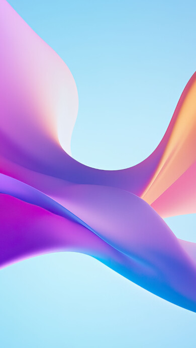 A stunning 4K wallpaper featuring abstract gradient curves in a 3D design. The smooth, flowing curves with vibrant gradient colors create a modern and visually captivating digital artwork, perfect for enhancing the look of your desktop or mobile screen.