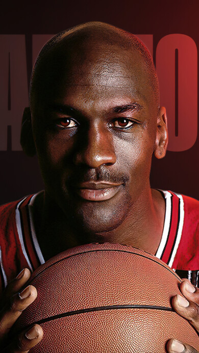 A stunning 4K wallpaper featuring basketball legend Michael Jordan in action. The dynamic image captures Jordan in mid-air, showcasing his iconic slam dunk, with sharp details and vibrant colors. Perfect for sports enthusiasts, this high-resolution wallpaper brings the energy of NBA greatness to your desktop or mobile screen.