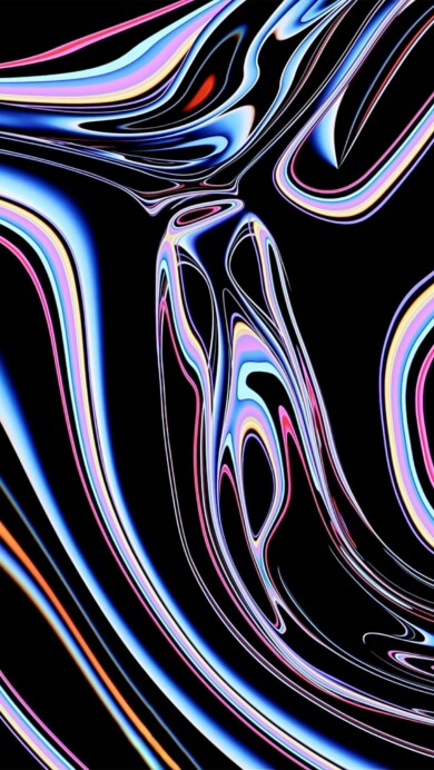 Psychedelic Apple Pro Display XDR 4K Wallpaper