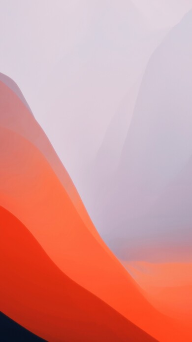 macOS Monterey Orange 4K Wallpaper