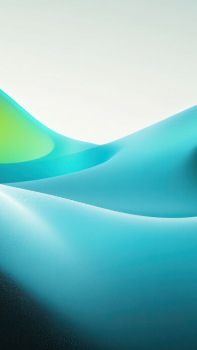 Abstract Frosted Green Glass Waves 4K Wallpaper