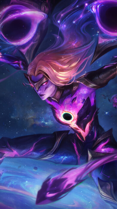 Dark Star KaiSa Skin League of Legends 4K Wallpaper 1