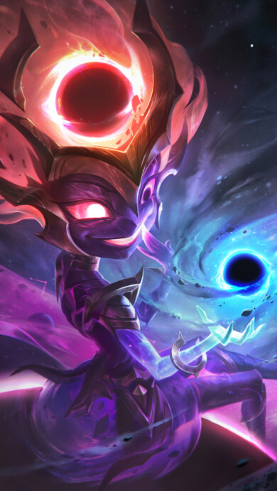 Dark Star Zoe Skin League of Legends 4K Wallpaper