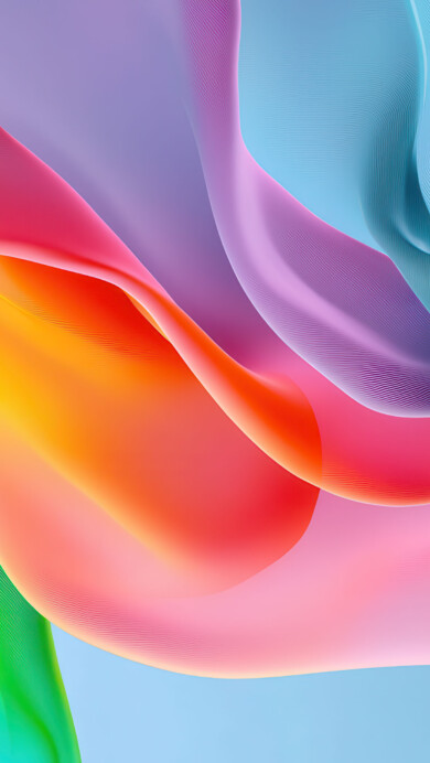 Vibrant Gradient Fluid Design 4K Wallpaper