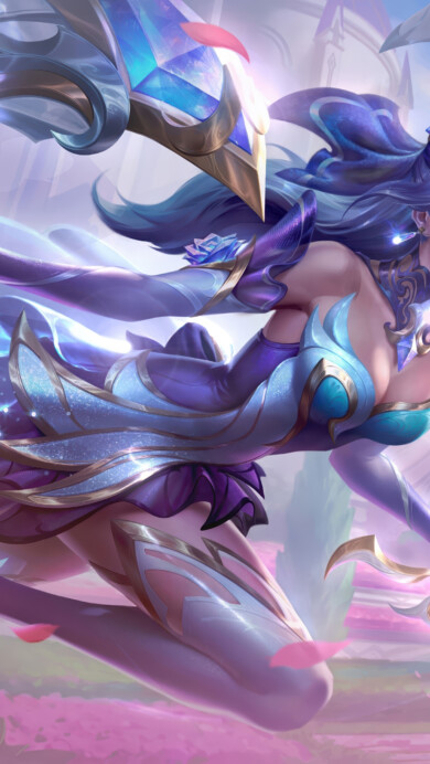 Crystal Rose Kaisa Skin League Of Legends 4K Wallpaper