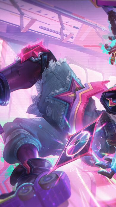 Lovestruck Ekko Skin Wild Rift 4K Wallpaper